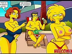 bitching in the caribbean with simptoons comics, loving this adventure