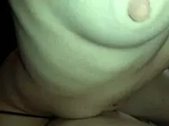 Depraved co-worker rides me with her tight pussy