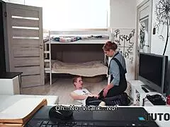 i faked a heart attack to get the russian teen tutor to fuck me quick