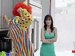 Milf Alana Cruise says, 'Fuck me in this clown costume.'