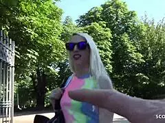 Teen Liz Talks to Fuck in German Scout Casting