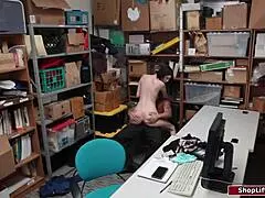 i caught this teen thief and fucked her hard as an elderly officer