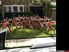 White girls twerking in homemade compilation