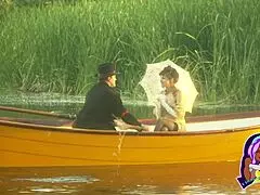 Cytherea Squirts While Riding Cock In Canoe With Heels!