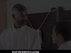 Young Altar Boy Marcus Rivers Learns SEX from Priest Bill Farnsworth During Training