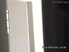 Beautiful strapped babe gets ass whipped