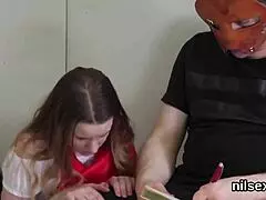 kinky teen 18+ gets painful butt hole treatment in nuthouse 😱