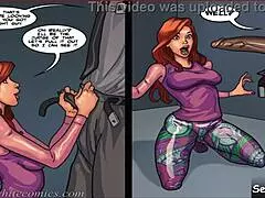 In art class, security guard fucks ebony chick to squirt.