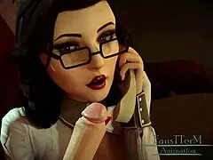 hey, elizabeth from bioshock just took cum in her mouth from some random dude