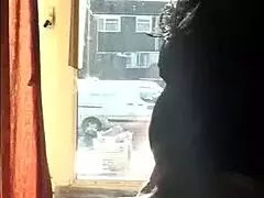 Sissy bisexual mark wright risks exposure by the window as passersby watch