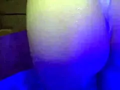 Chilean couple kissing in the jacuzzi