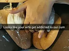 Dirty Cuckold Cheating Captions Compilation Featuring Creampies and Pregnancy with Milky Mari