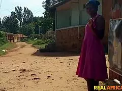 Black Nigerian Dinner Lady Takes Huge Ebony Cock During Lunch Break