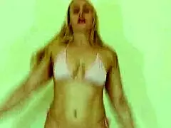 Intense Cardio Workout in Micro Bikini