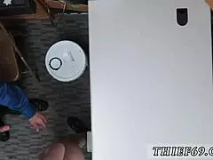 Police officer apprehends tied and gagged attempted thief