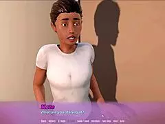 kiss that step sister's sweet lips in the wants of summer hentai!