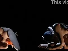 Want to see Evelyn Parker and Leliiana in hot lesbian 69?