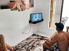 Hey, diese Blondine doggy anal creampie bis sie furzt!