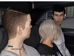 In revenga part 2, the naked bitch plays a game with oral and kissing on tits.