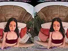 Vrallure's Naturally Sexual Brazilian Latina Masturbates with Small Tits