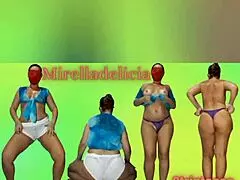 Watch Mirelladelicia Squirt With Dildo In Exhibitionism?