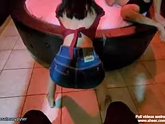 Couple Having Sex With Subscribers Outdoors