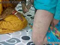 Step father-in-law satisfies deep desires with young daughter-in-law's outfit play