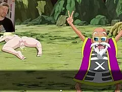 Fucking hard under a full moon with a hairy milf's trimmed pussy