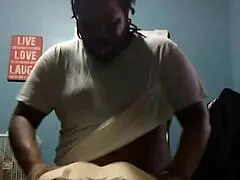 In this scene, the slut bends over for intense doggystyle fucking, standing up for more action