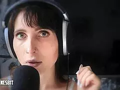 Lou Nesbit and Lia Louise guide you through femdom dirty talk jerk off instructions.