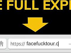 Perempuan montok pucat kena kasar tekak dalam