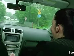 Young Hitchhiker Thanks Him with Bareback Fuck on the Street