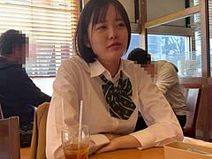 日本辣妹骑乘女上位，达到激烈高潮