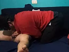 Straight Friend Gets Gay Blowjob