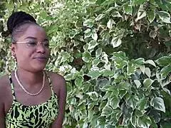 Nathou, that sexy Guadeloupean slut, craves hardcore sex now.