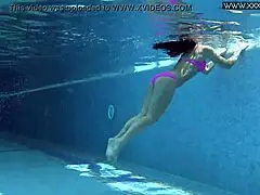 Jessica Lincoln ENJOYS BEING NAKED in the pool with friends