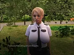 Zvezana najstnica 18+ daje drzno javno pičkanje v parku