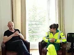 French star luna rival casually sweeps the streets and gives a blowjob