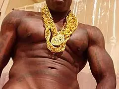 I worship that huge bbc, stroking it until I cum all over, hallelujah johnson is my porn god