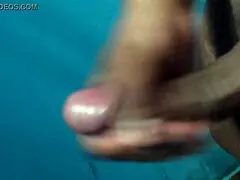 a person relaxes in the gym bathroom after a workout