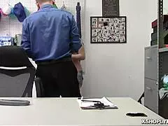 Officer Wrex Oliver’s Strip Search Ends in Hard Cock Sucking and Pounding in Office