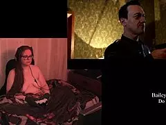 In the quarry game, a naked brunette bbw with tattoos and piercings plays through part ten, her natural tits and fat ass on full display.