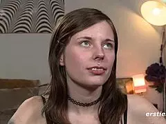 22-jarige brunettes intens zelfplezier in Stuttgart