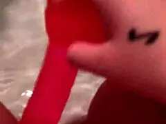 Bbw Amateur Uses Dildo in Bathtub