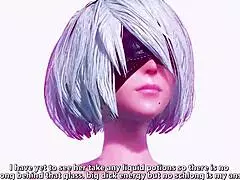 Lewd Futanari Game Show with Monster Cock Anime Action Unfolds