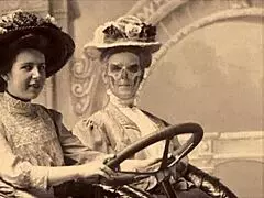 vintage halloween themed porn with hairy antique vibes 🎃