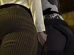 Mikasa Has Annie Underground Lesbian Scene