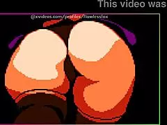 Intense creampie action in the hentai castle game!