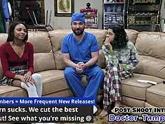 Влизай в тялото на доктор Тампа докато Солана нервно минава първия си гинекологичен преглед