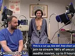 Doctor Guides Freshman Through Physical Exam With Toys